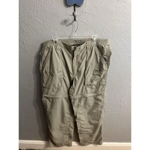 Field & Stream‎ Pants Size Large men  Green Utility Cargo Outdoor Hiking